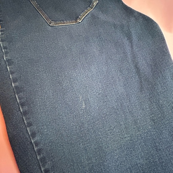 Investments Medium Blue Denim Slim Factor Leggings Size Large - Picture 11 of 12